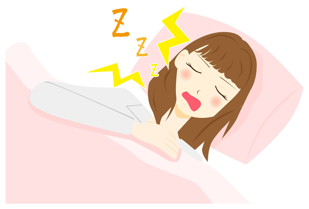 睡眠時無呼吸症候群、いびきの誘発