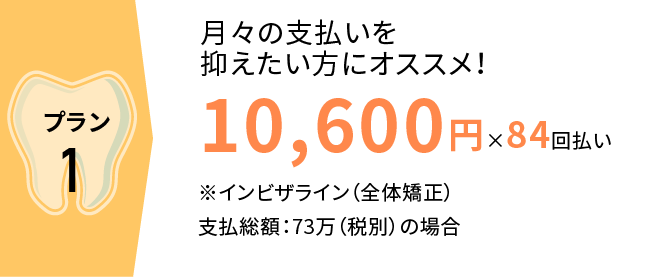 月々の支払いを抑えたい方にオススメ！